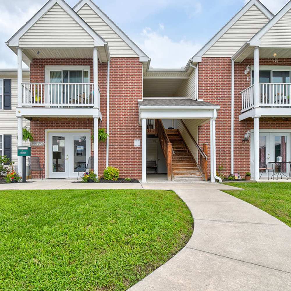 Exterior view of community at Greene Gables in Ridgeley, West Virginia