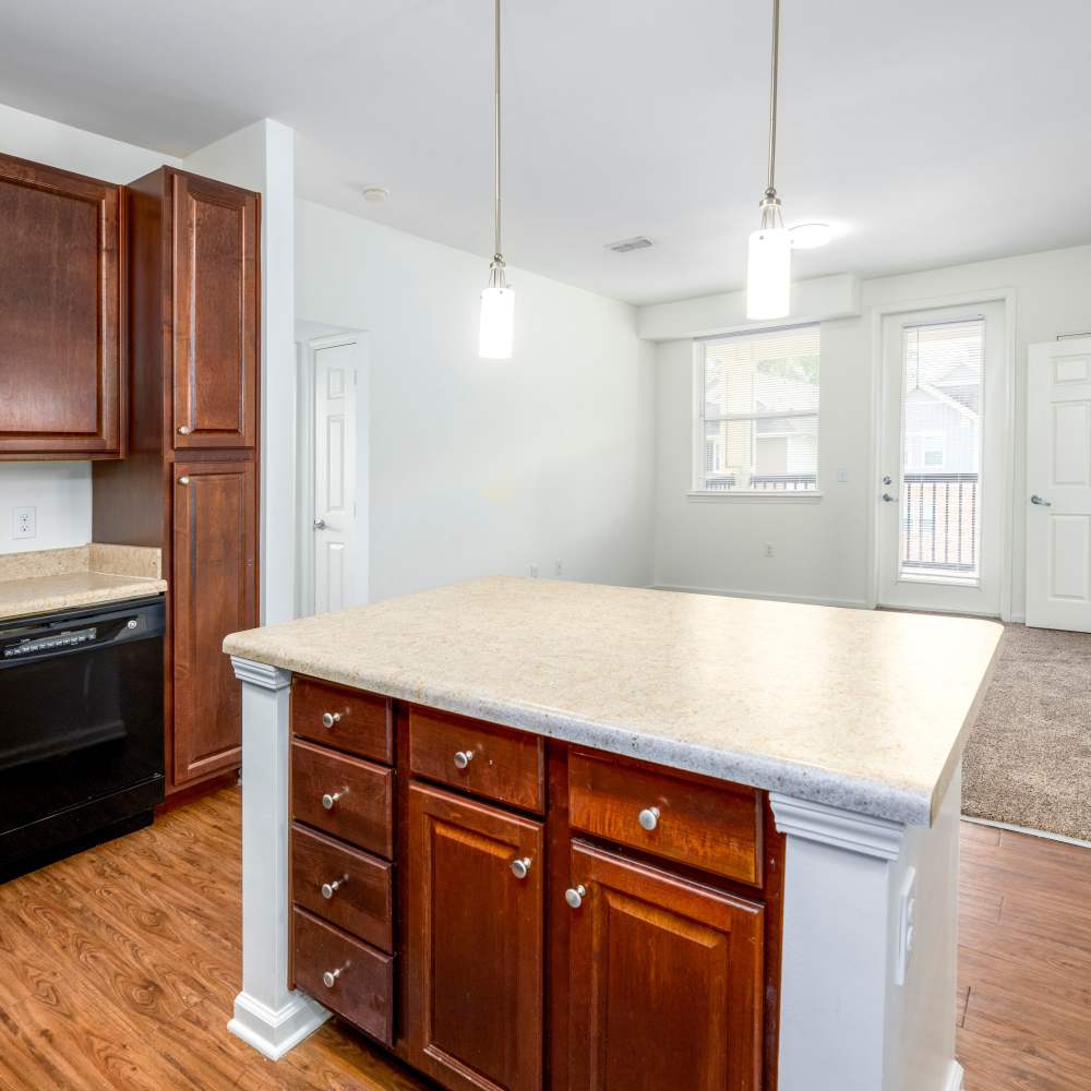Living room at Adams Crossing in Waldorf, Maryland