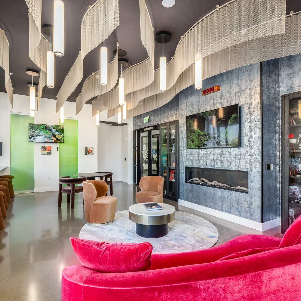 Community space at Tower Broadway in Sacramento, California
