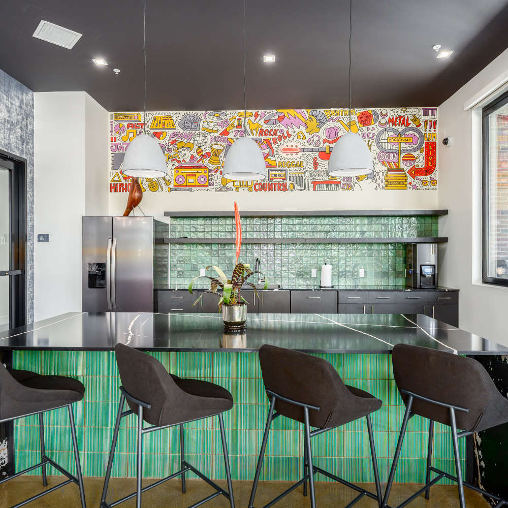 Community space at Tower Broadway in Sacramento, California