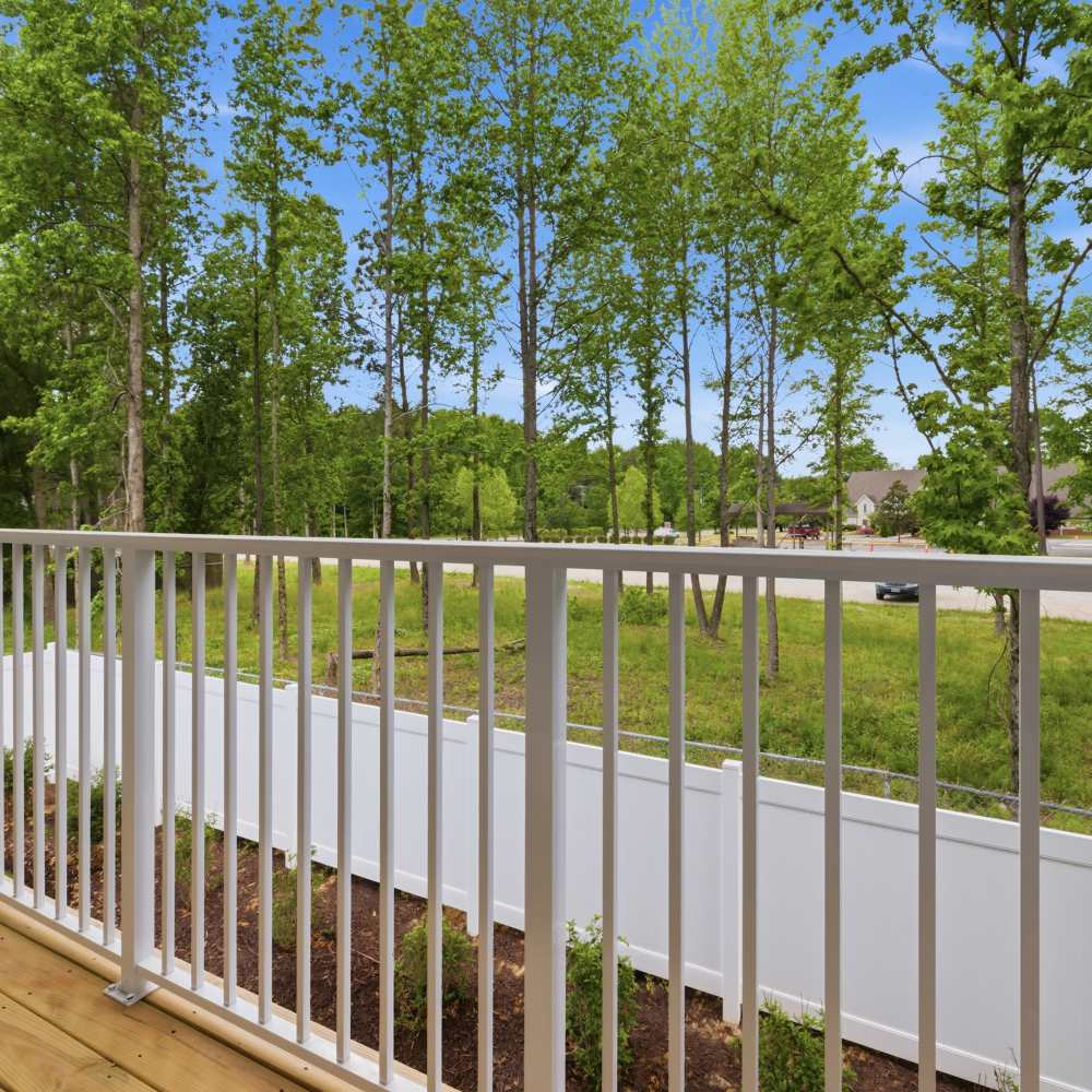 Deck at The Warwick at Foundry Creek in Richmond, Virginia