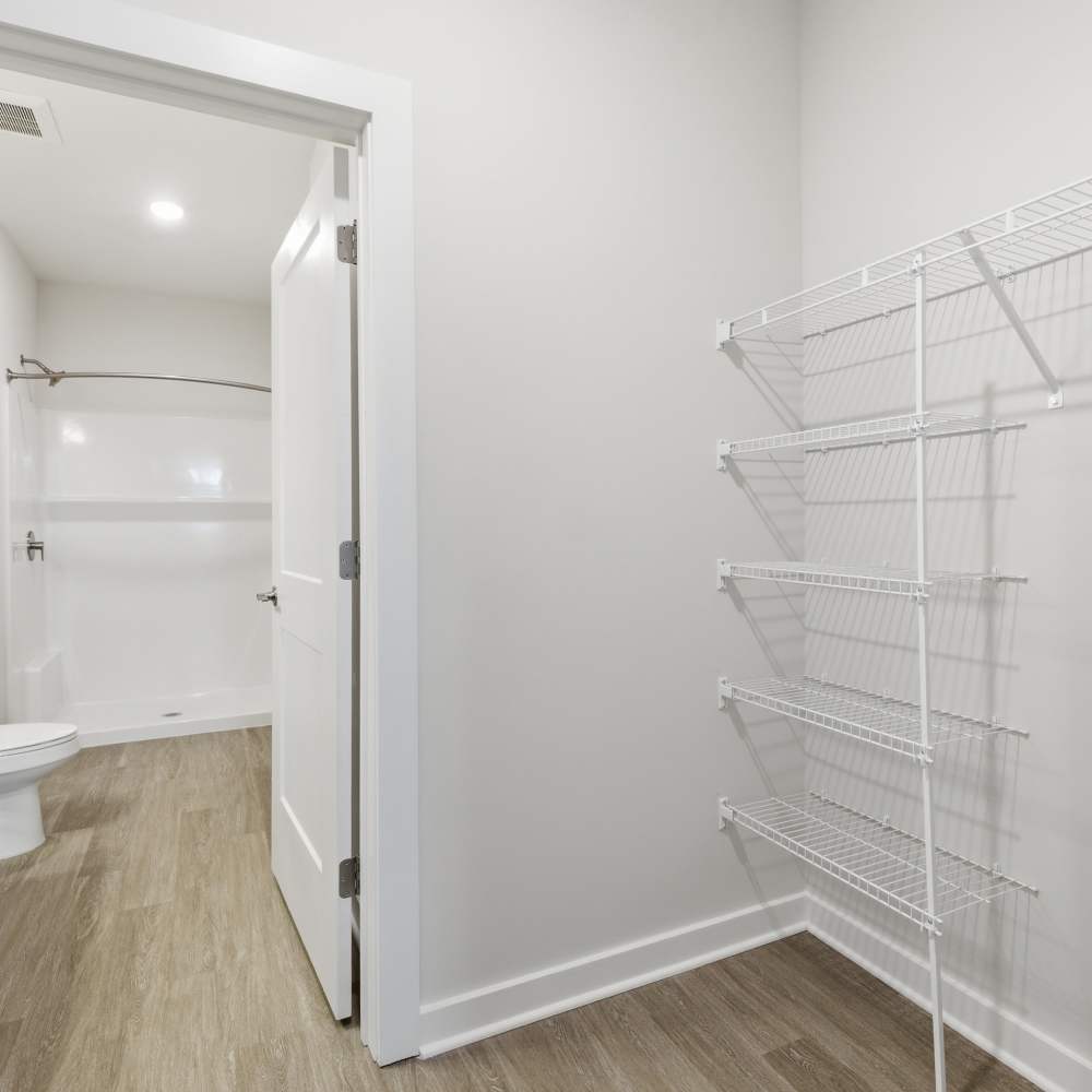 Closet at The Warwick at Foundry Creek in Richmond, VA