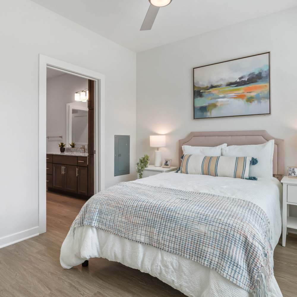 Bedroom at The Cascade at Foundry Creek in Richmond, Virginia