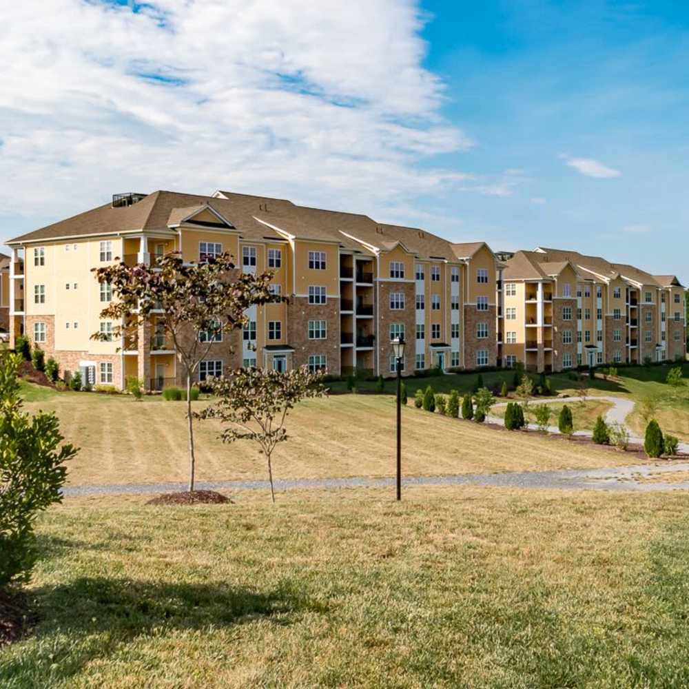 Community exterior view  at The Apartments at Goose Creek in Fishersville, Virginia