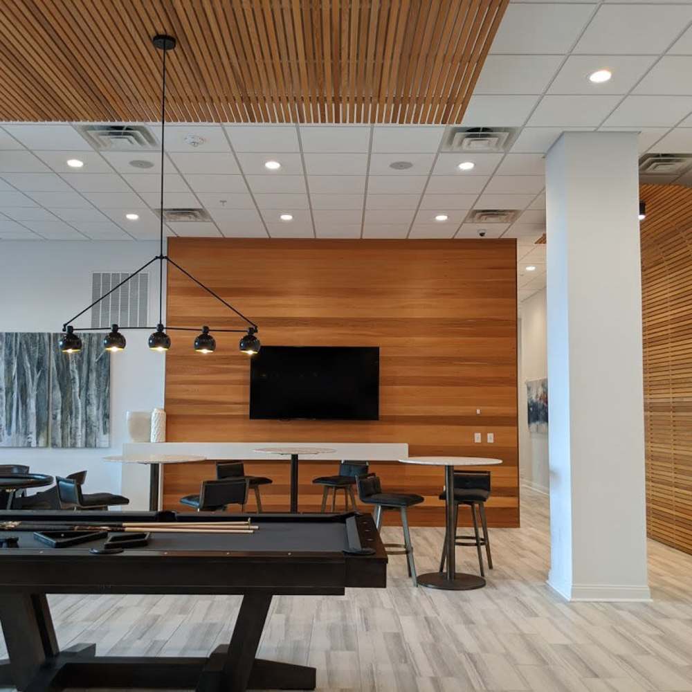 Game room at The Summit At Old Trail in Crozet, Virginia 