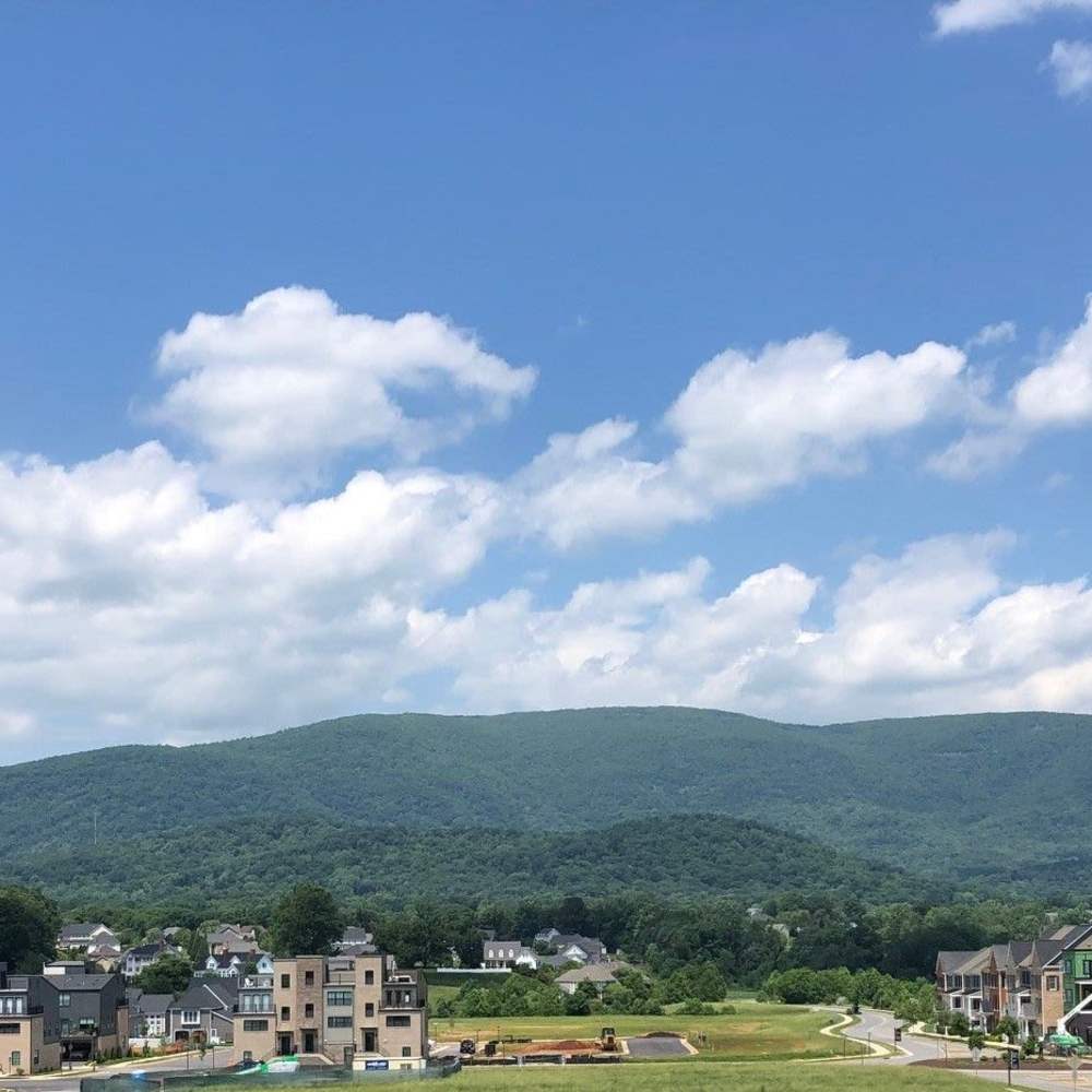 Beautiful view from the top level at The Summit At Old Trail in Crozet, Virginia 