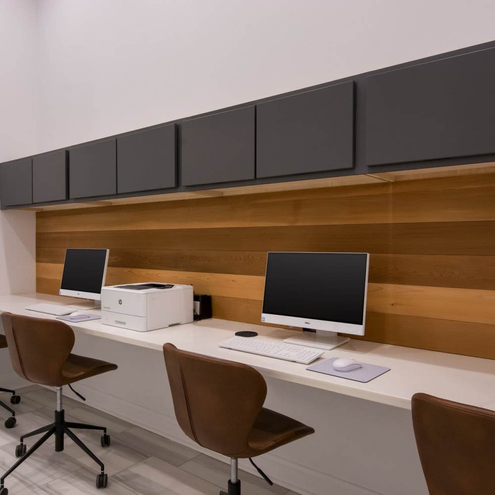 Business center at The Summit At Old Trail in Crozet, Virginia 