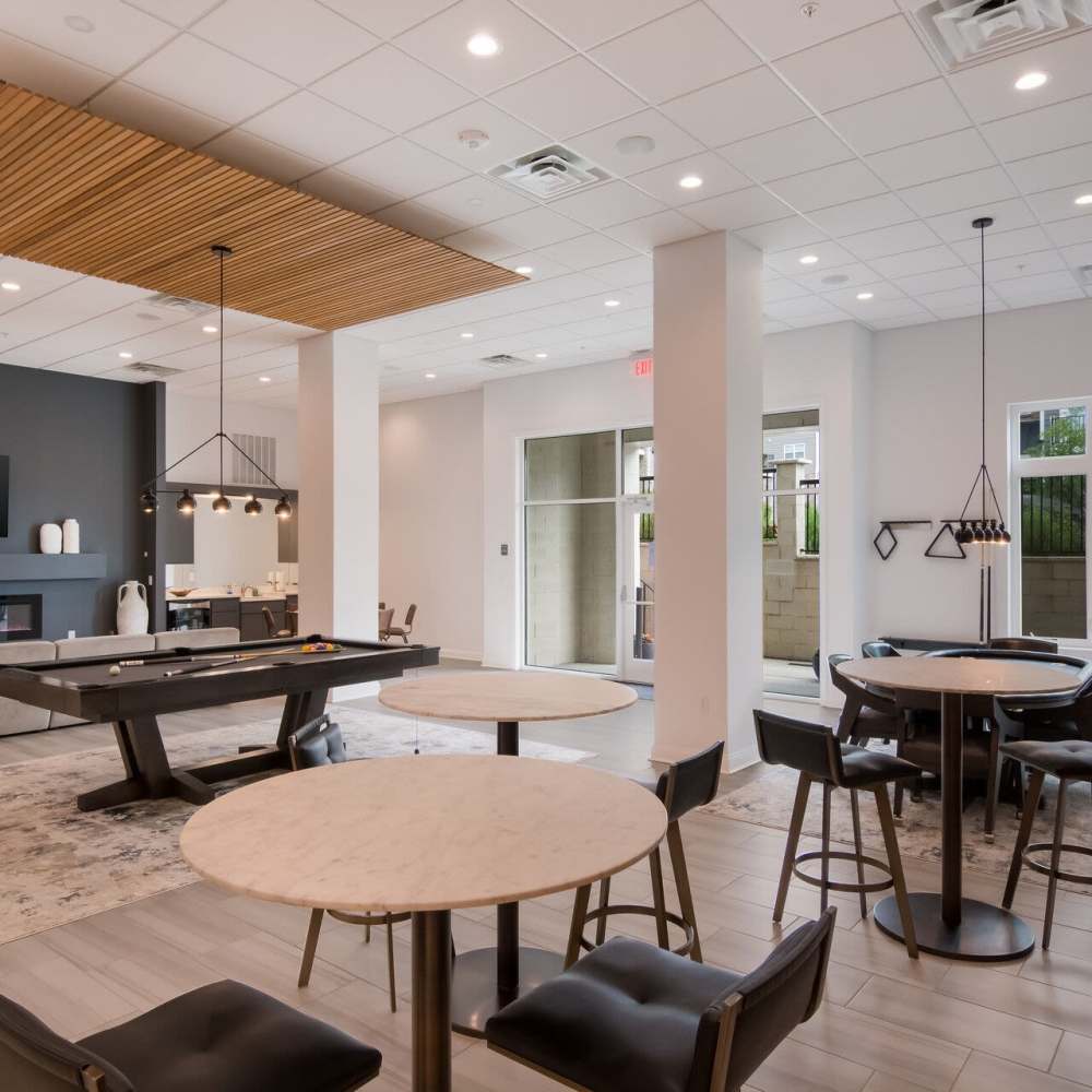 Spacious clubhouse at The Summit At Old Trail in Crozet, Virginia 