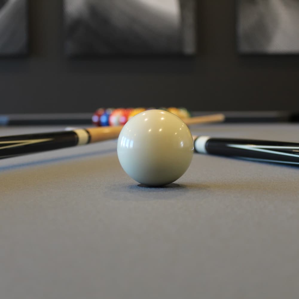 Pool table at The Adams at Peppers Ferry in Christiansburg, Virginia