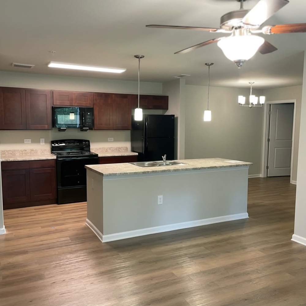 Kitchen at Fontana Pointe in Greeneville, Tennessee