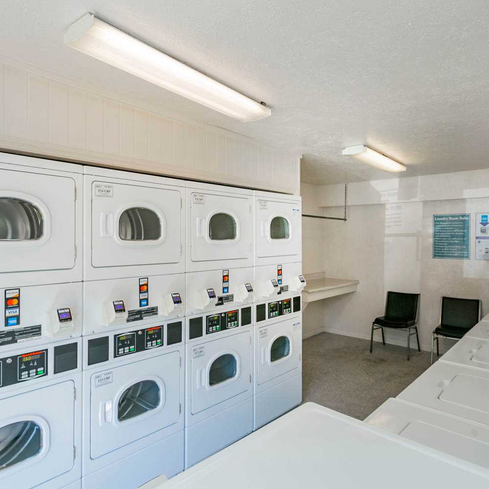 Laundry facility at Mandolin Apartments