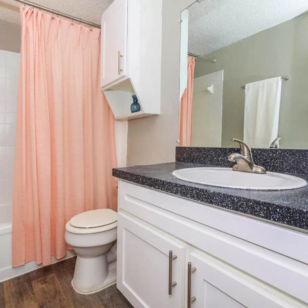 Bath at Barcelo Apartment Homes in San Antonio, Texas