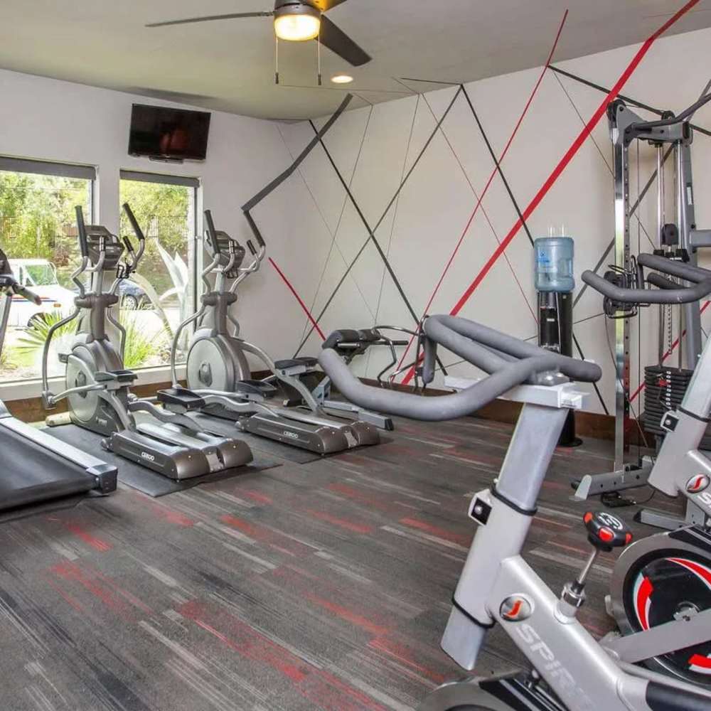 Fitness area at Barcelo Apartment Homes in San Antonio, Texas