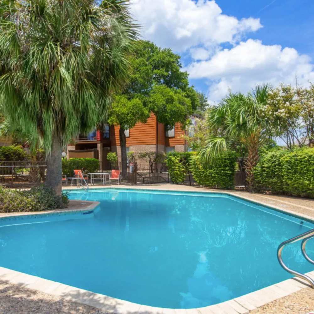 Large pool at Barcelo Apartment Homes in San Antonio, Texas