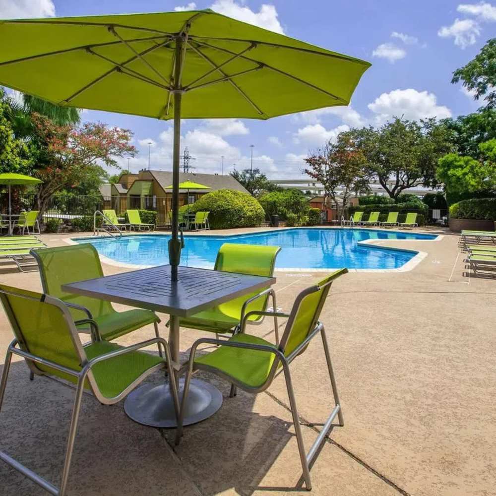 Beautiful swimming pool  at Barcelo Apartment Homes in San Antonio, Texas