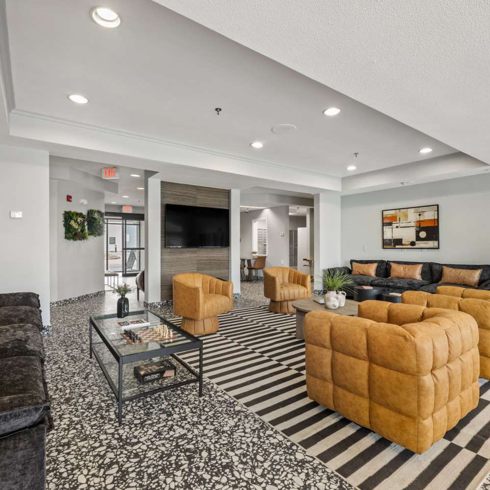 Clubhouse with pool table