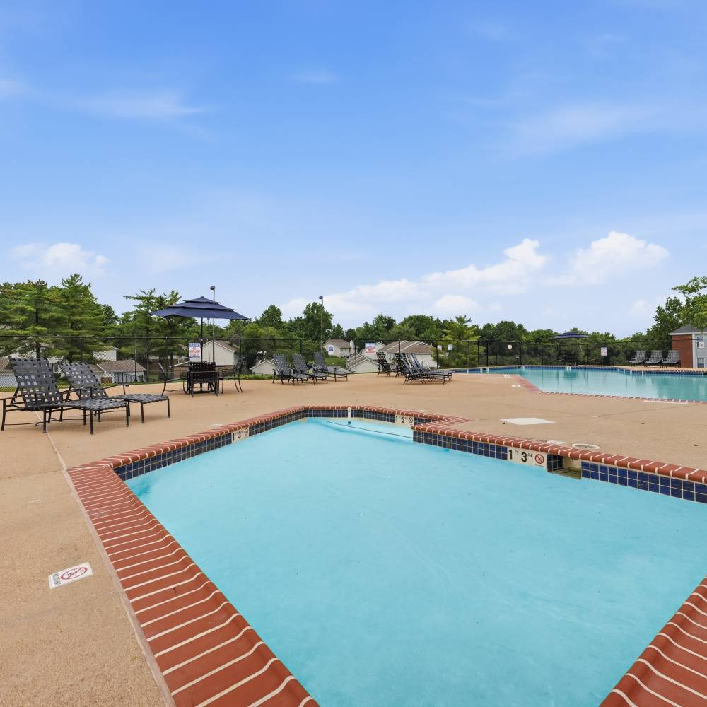 Baby pool at Village Green Apartments in Chesterfield, Missouri