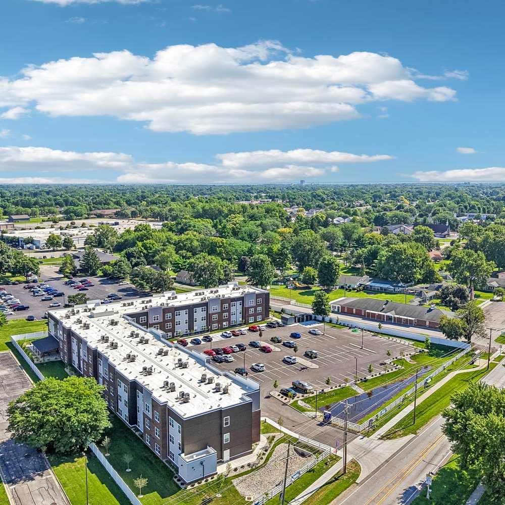 Aerial view at Juniper Crossing I in Columbus, Ohio 