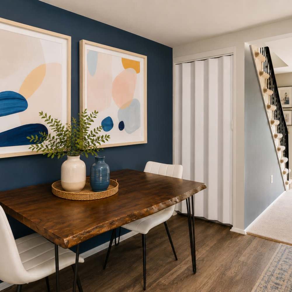 Dining table at Gwynnbrook Townhomes in Baltimore, Maryland