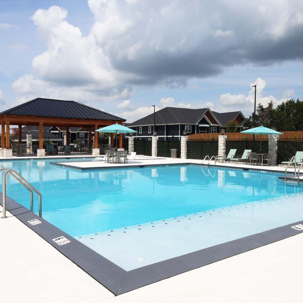 Gym area at Solstice Apartments in Madison, Alabama 