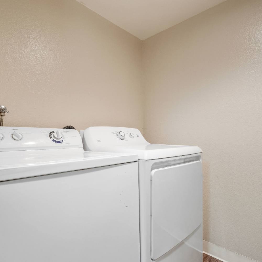 Washer and dryer in a home at Bridges at San Ramon in San Ramon, California