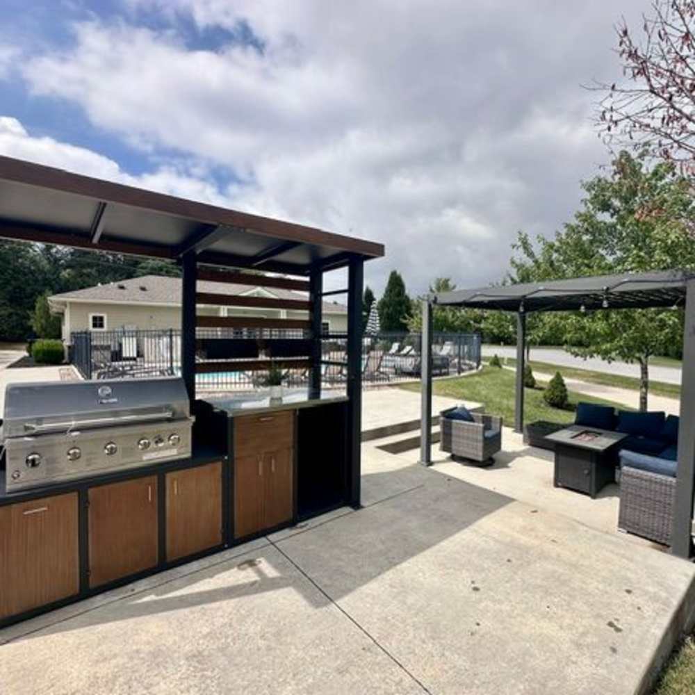 BBQ Grilling Station at Chapel Ridge in Lee's Summit, Missouri