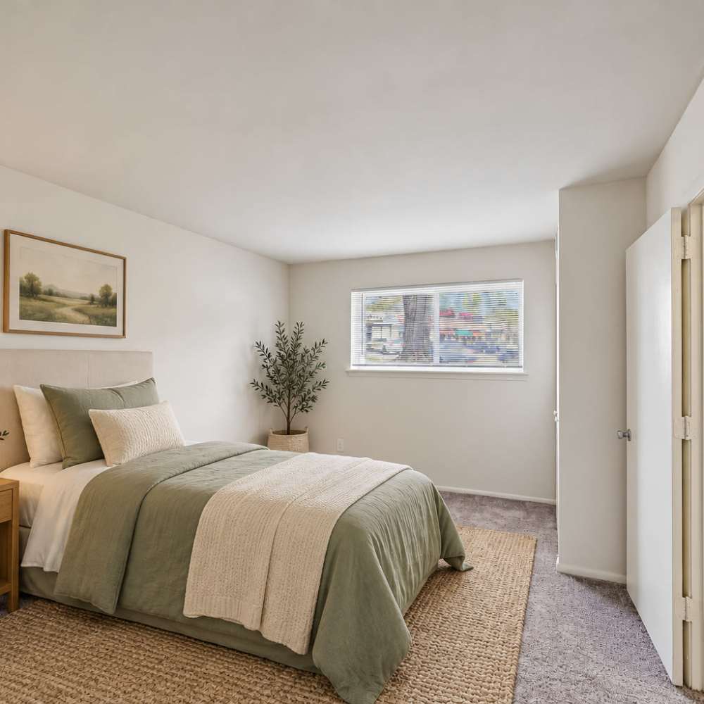 Bedroom with Closets at Brookmont Apartment Homes in Philadelphia, Pennsylvania