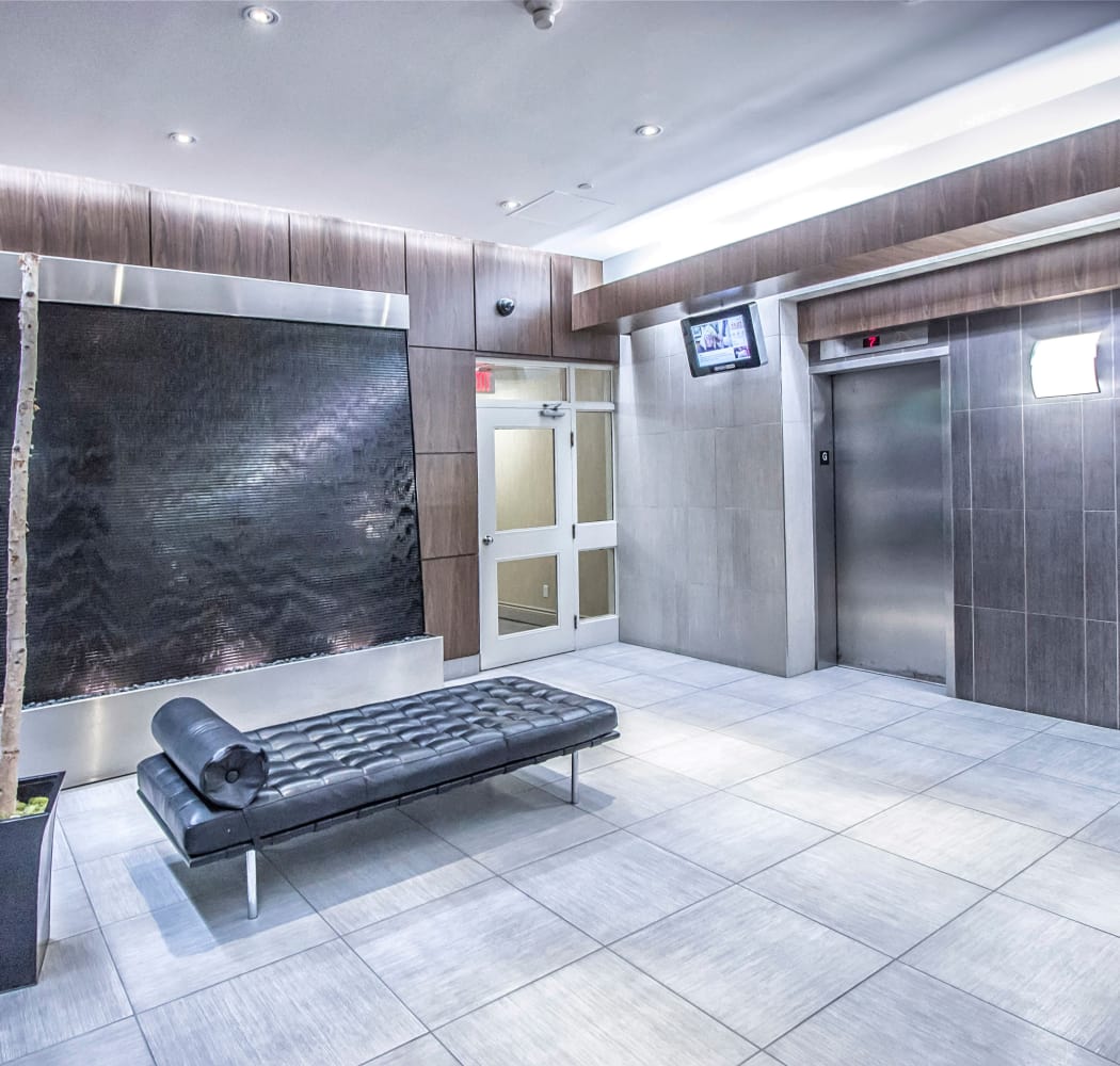 57 Charles at Bay lobby and elevator