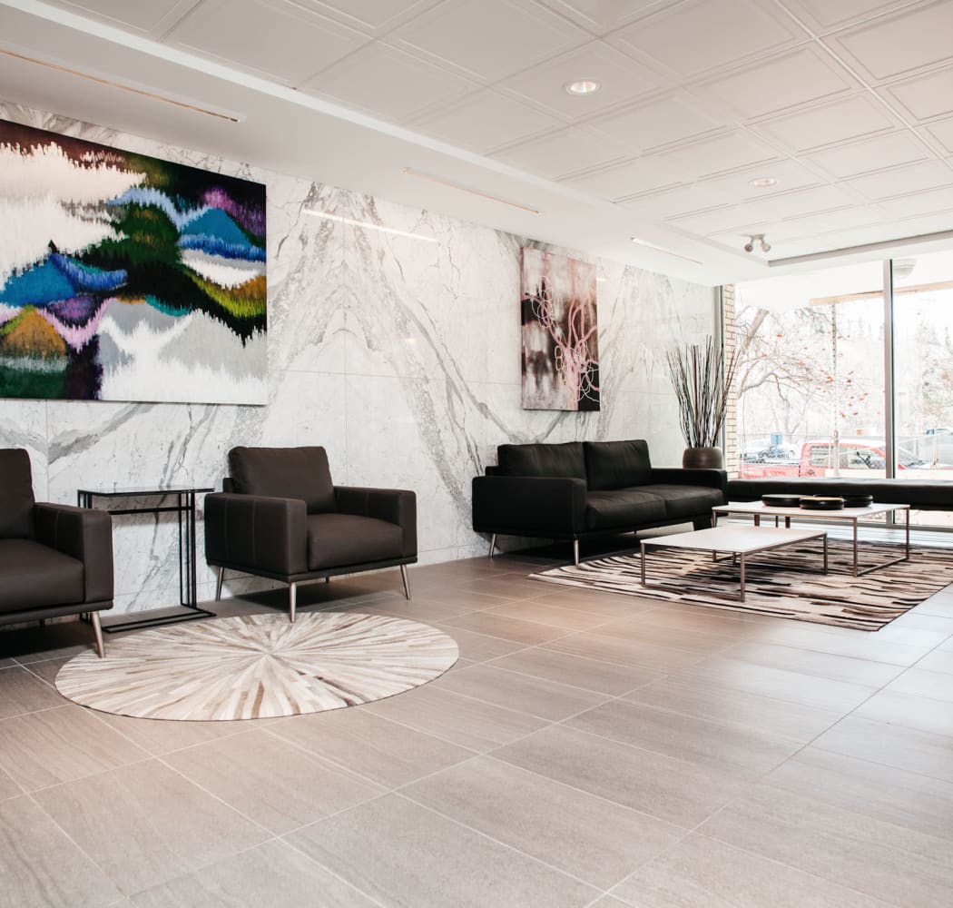 Lounge at The Mansions in Calgary, AB
