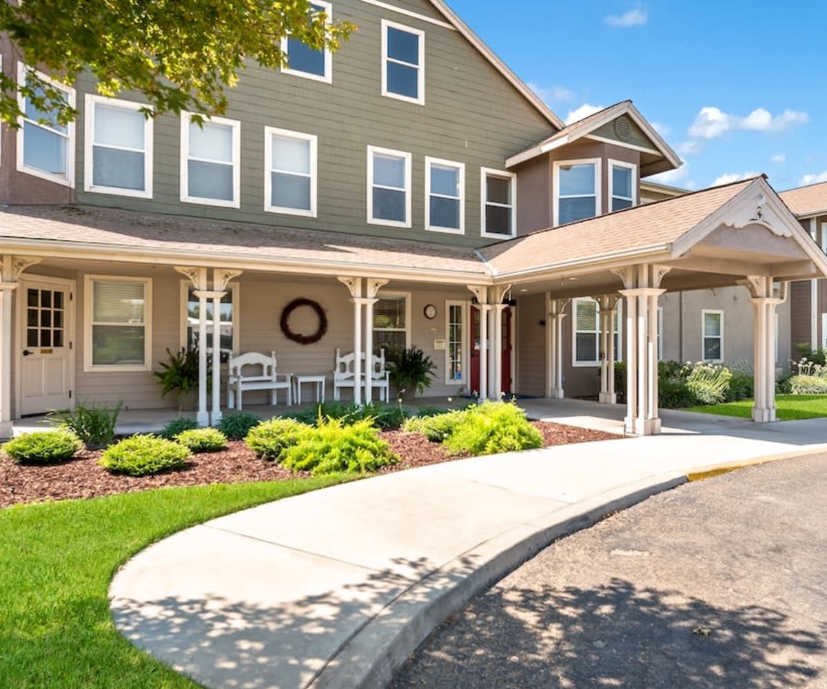 Entrance to Pacifica Senior Living Merced in Merced, California