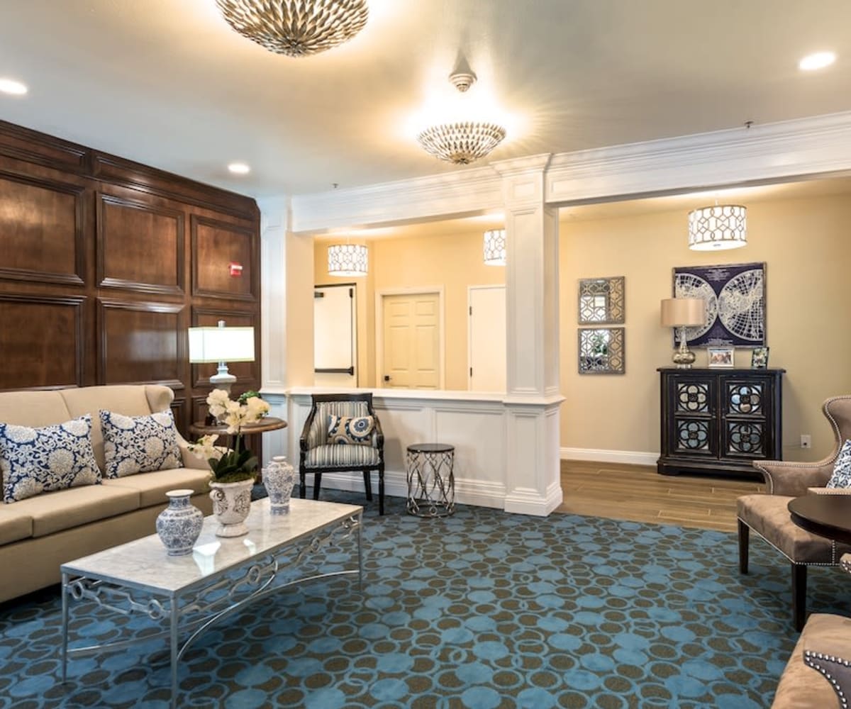 Common area at Pacifica Senior Living Merced in Merced, California