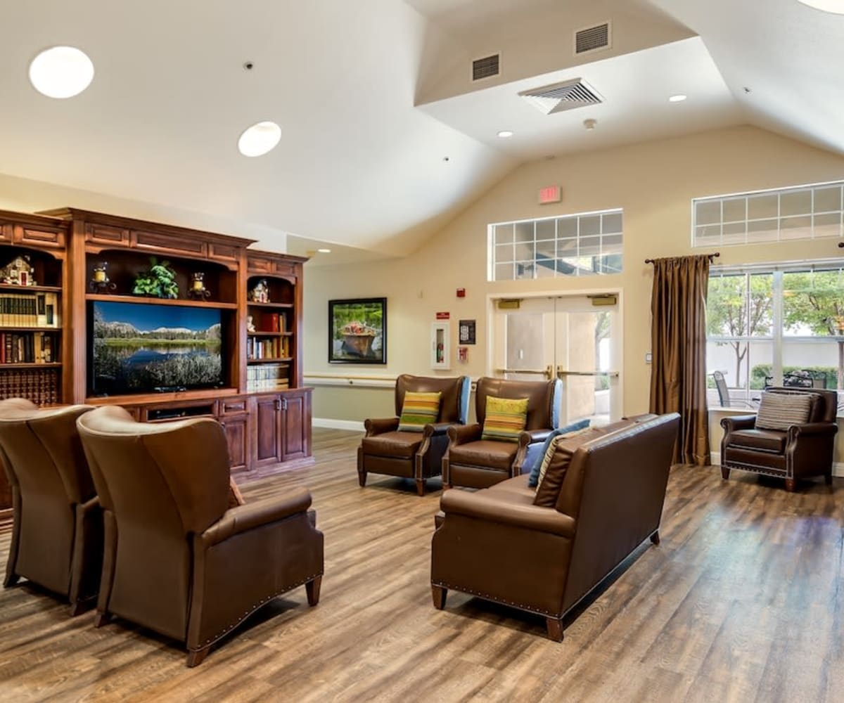 Common area at Pacifica Senior Living Modesto in Modesto, California