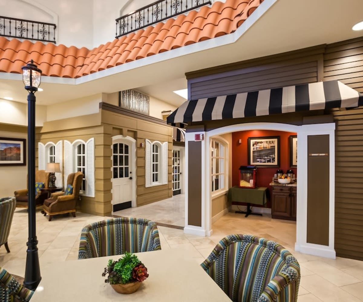 Common area at Pacifica Senior Living Spring Valley in Las Vegas, Nevada