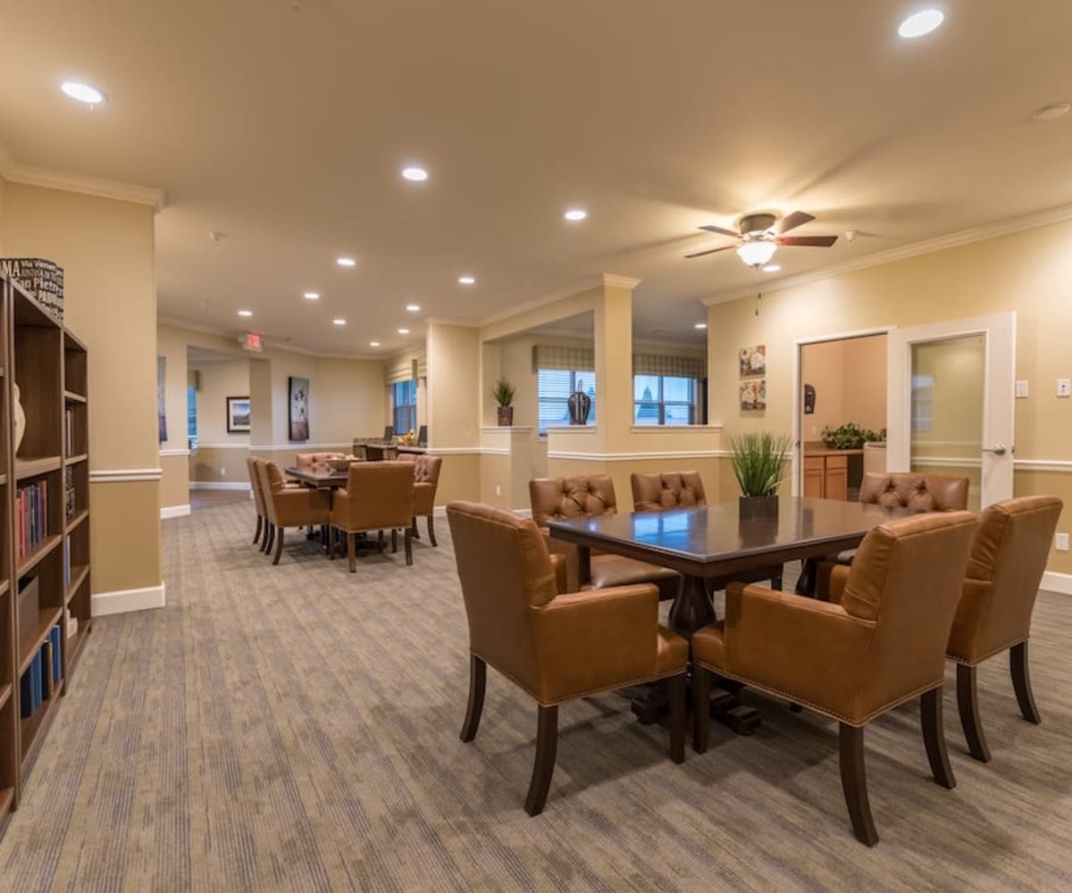 Common area at Pacifica Senior Living Vancouver in Vancouver, Washington