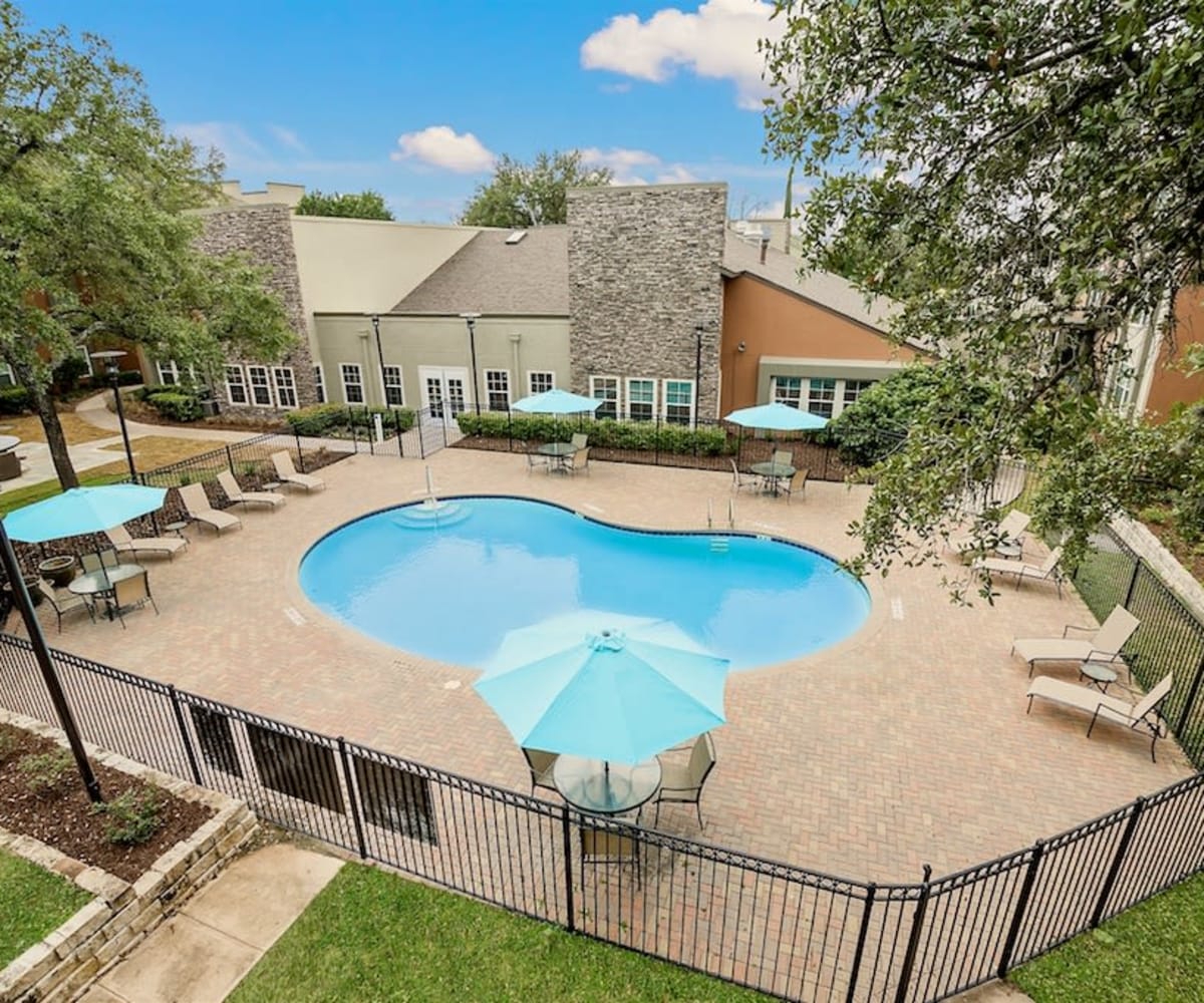 Wonderful pool at NewForest Estates in San Antonio, Texas