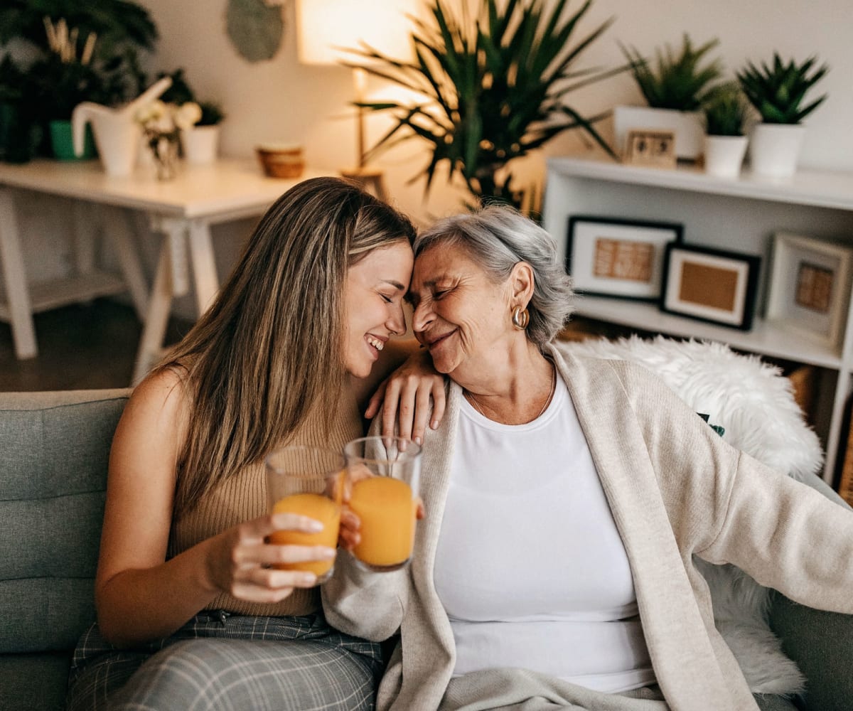 mother and daughter at Pacifica Senior Living Sterling in Sterling, Virginia