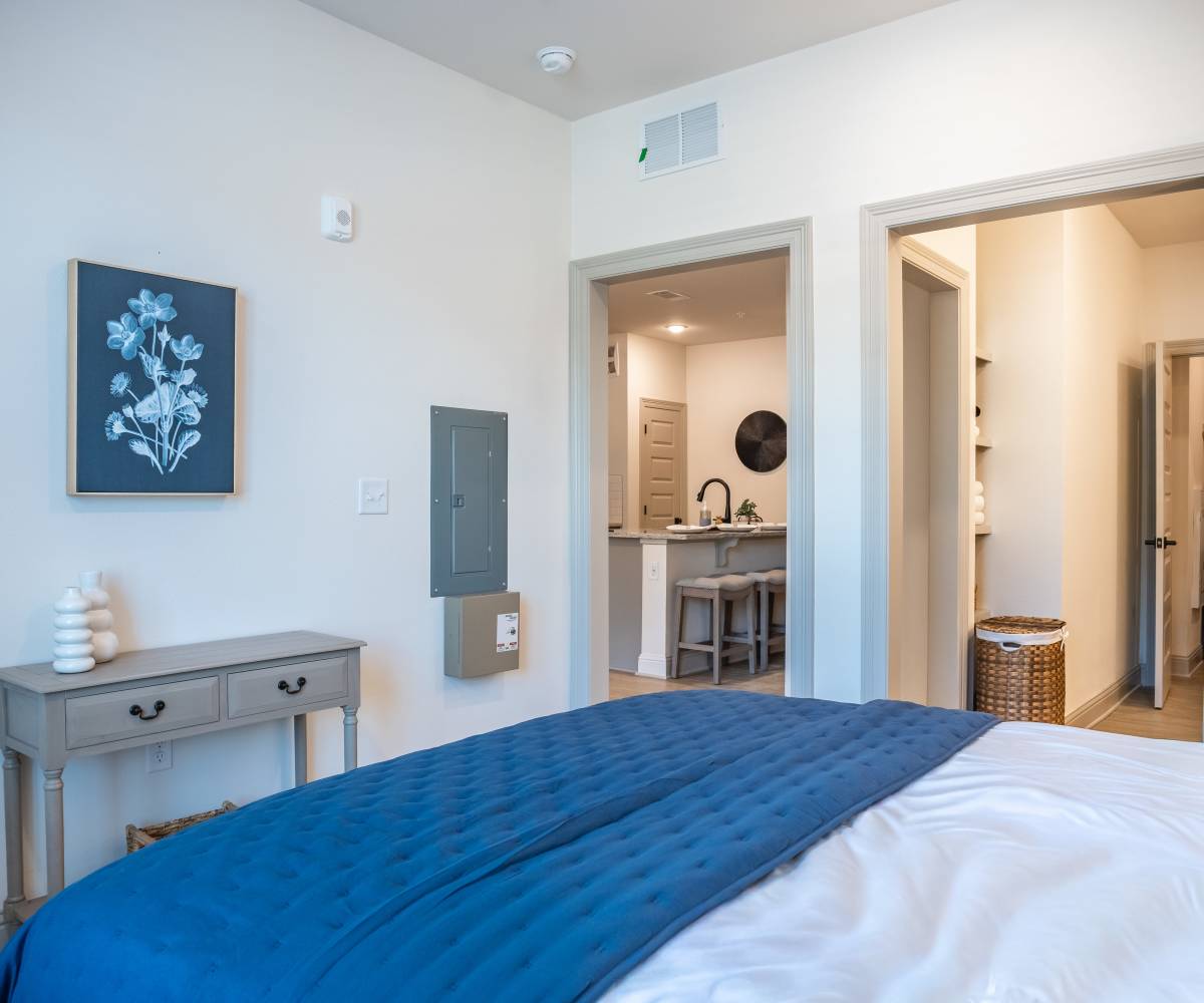 Bedroom with Spacious Closet at The Waters at Freeport in Freeport, Florida