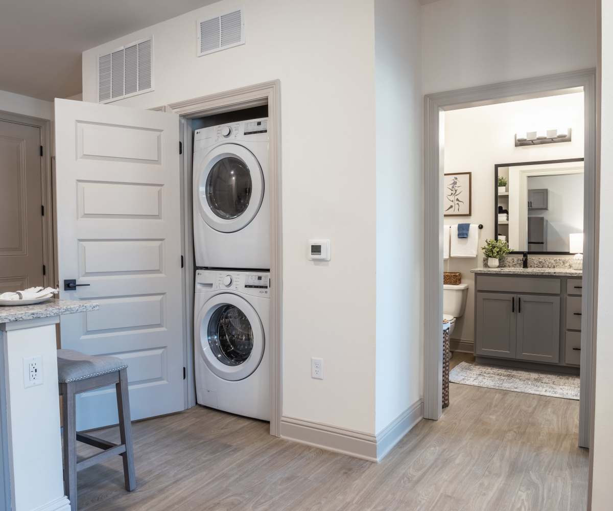 Washer and Dryer Station at The Waters at Freeport in Freeport, Florida