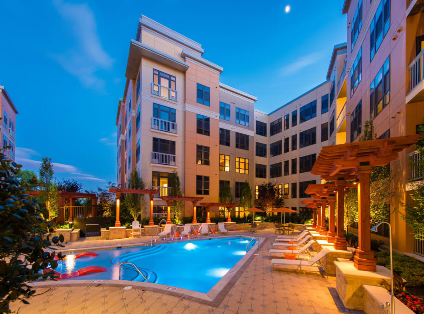 Pool with sundeck at in Silver Spring, MD