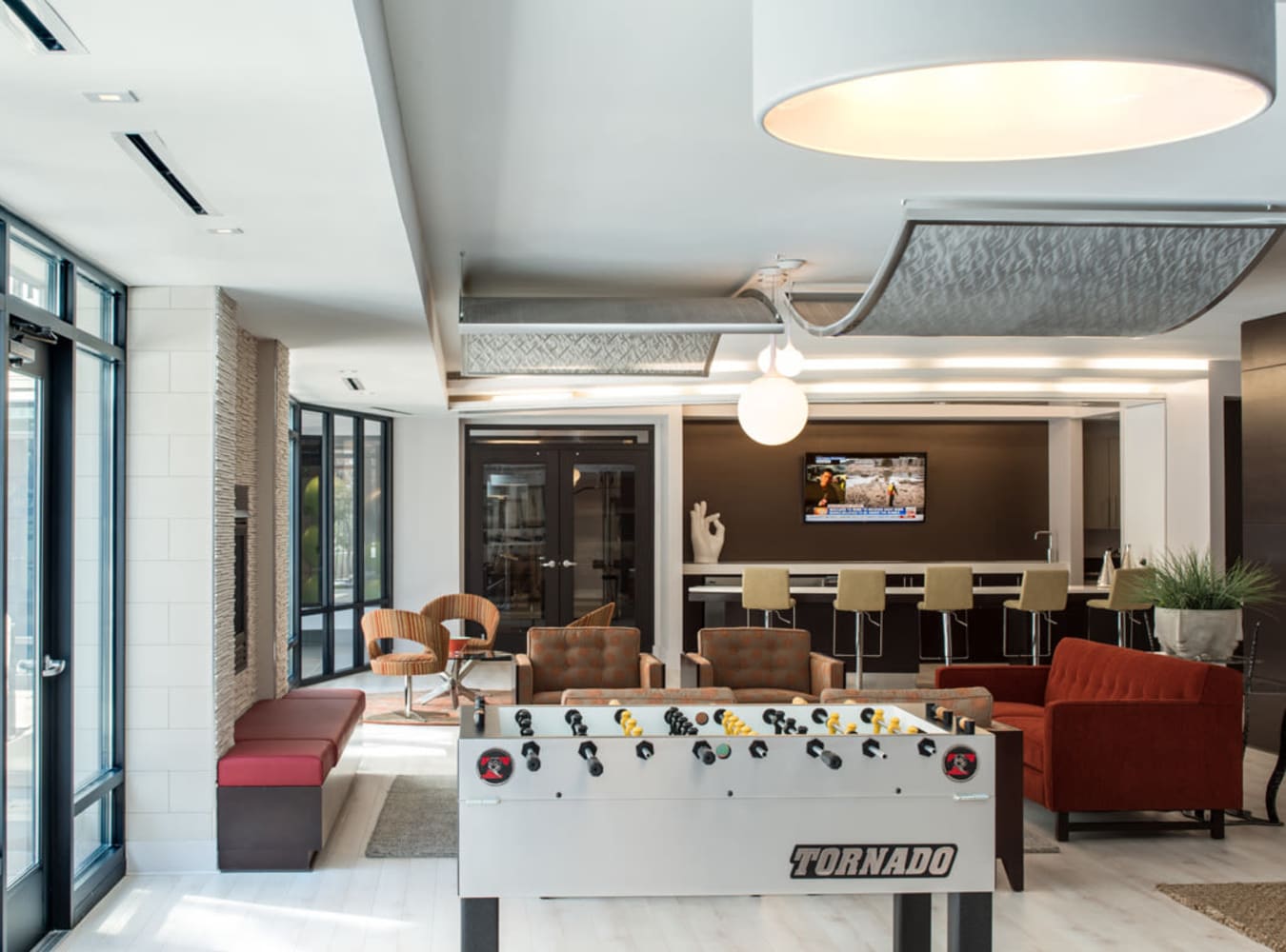 Game and billiards room at in Silver Spring, MD