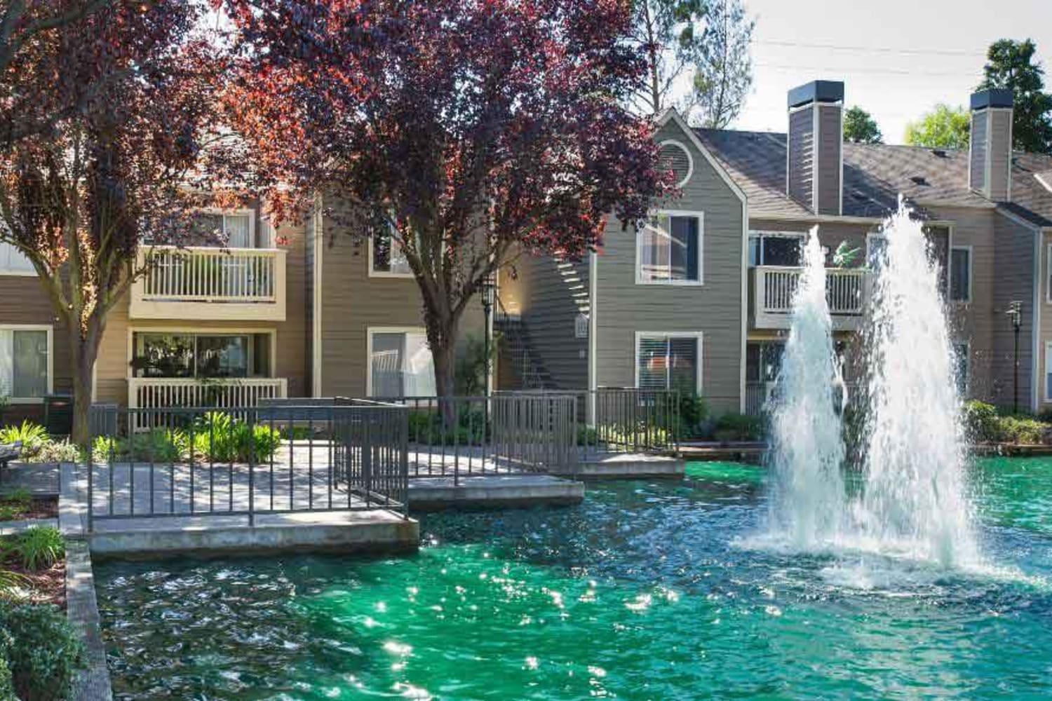 Fountain at Bridges at San Ramon in San Ramon, California