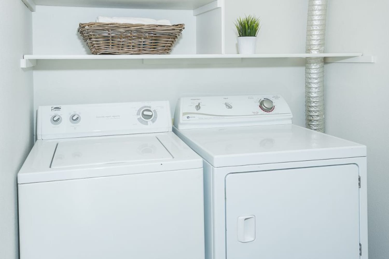In Home washer and dryer at Metropolitan Park Apartments in Seattle, Washington