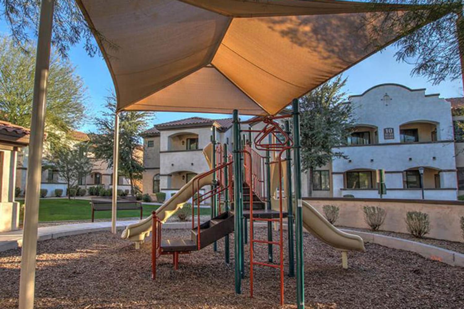 Enjoy having a playground on the grounds at Dobson 2222 in Chandler, Arizona