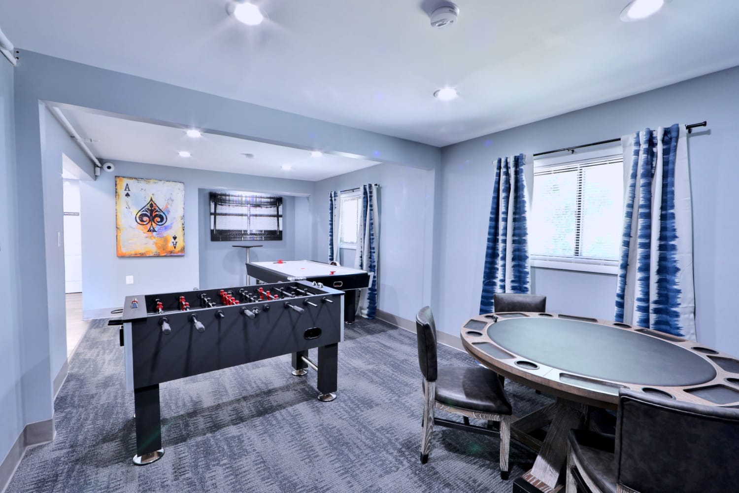 Game room at Gwynn Oaks Landing Apartments & Townhomes in Baltimore, Maryland