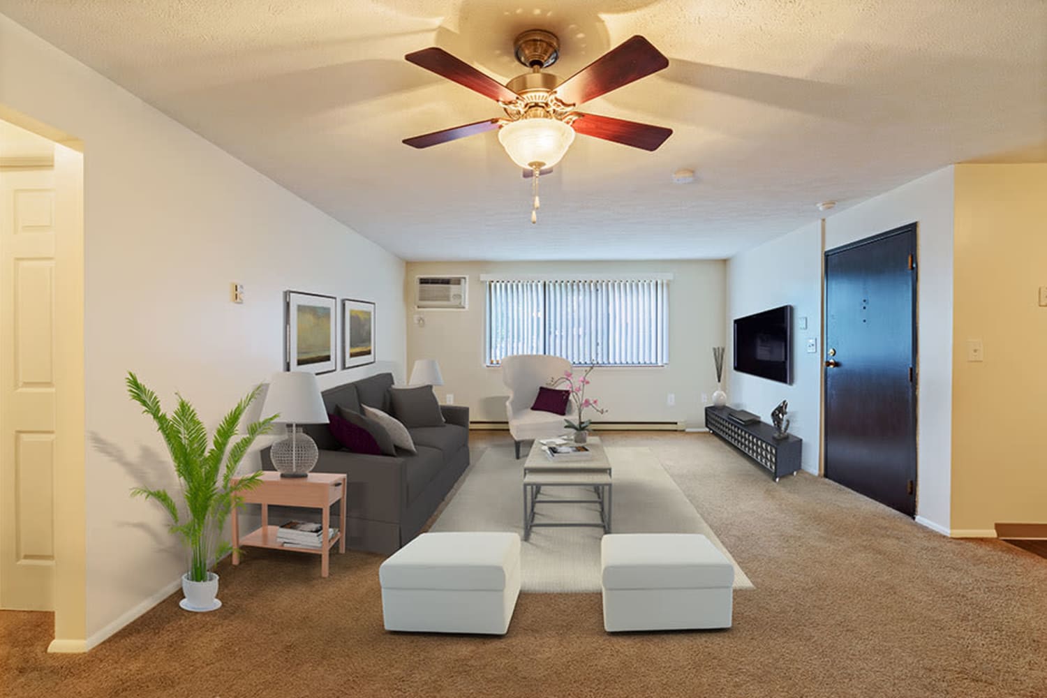 Livingroom at Westpointe Apartments in Pittsburgh, Pennsylvania