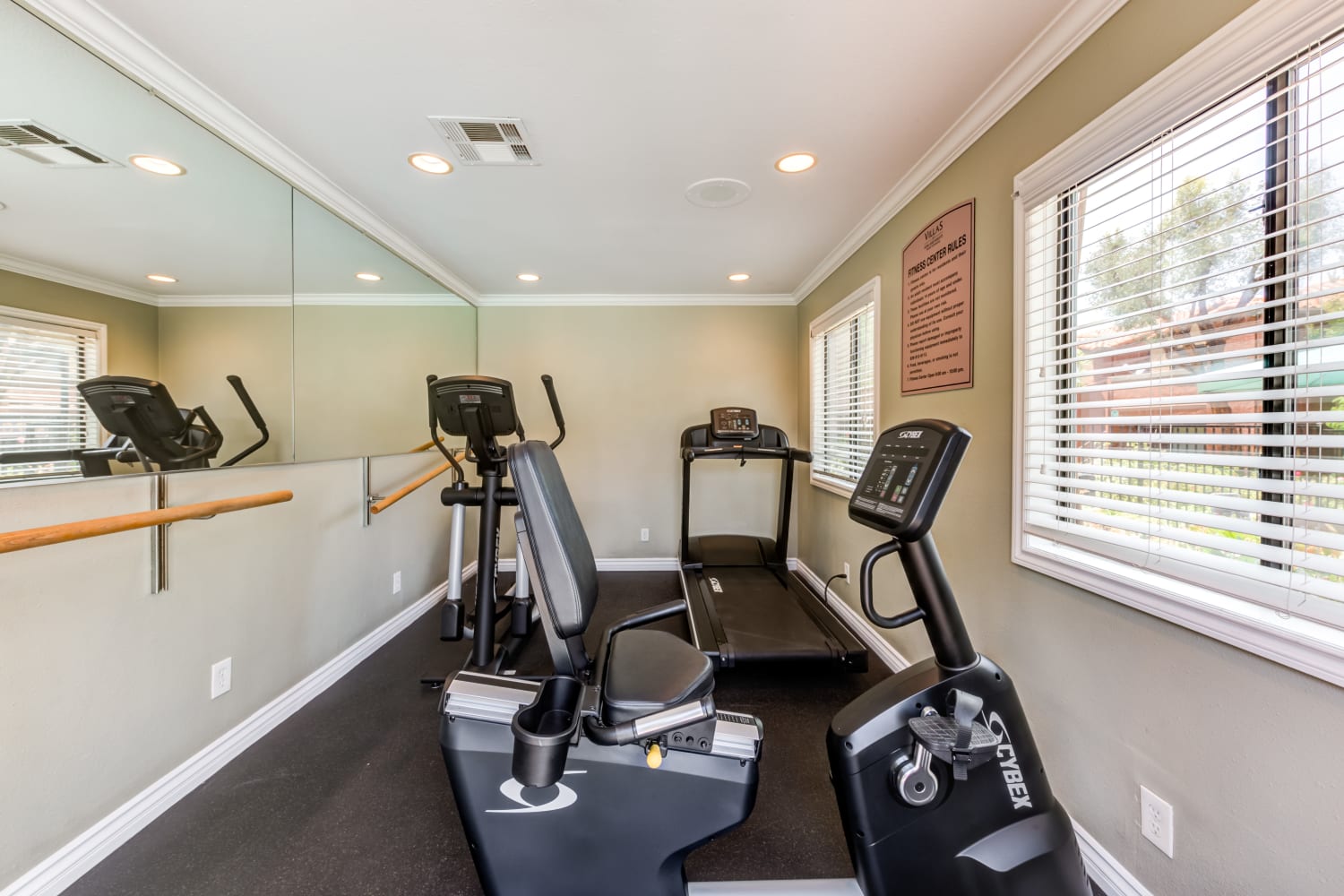 Our Beautiful Apartments in Rowland Heights, California showcase a Fitness Center