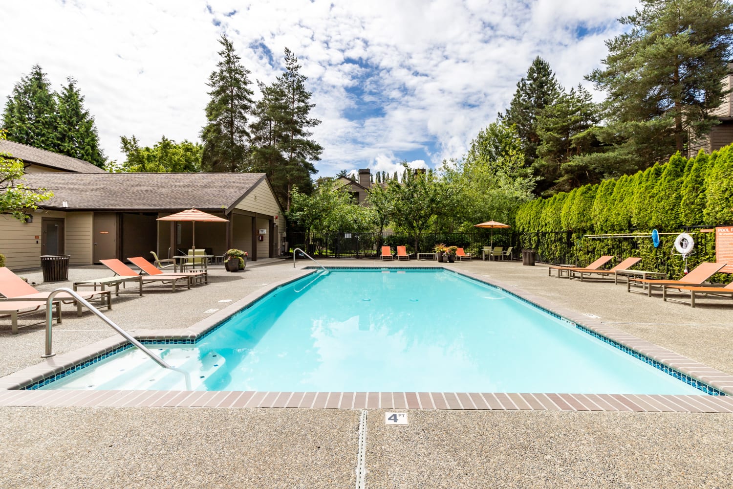 Enjoy Apartments with an outdoor community pool at Campbell Run Apartments 