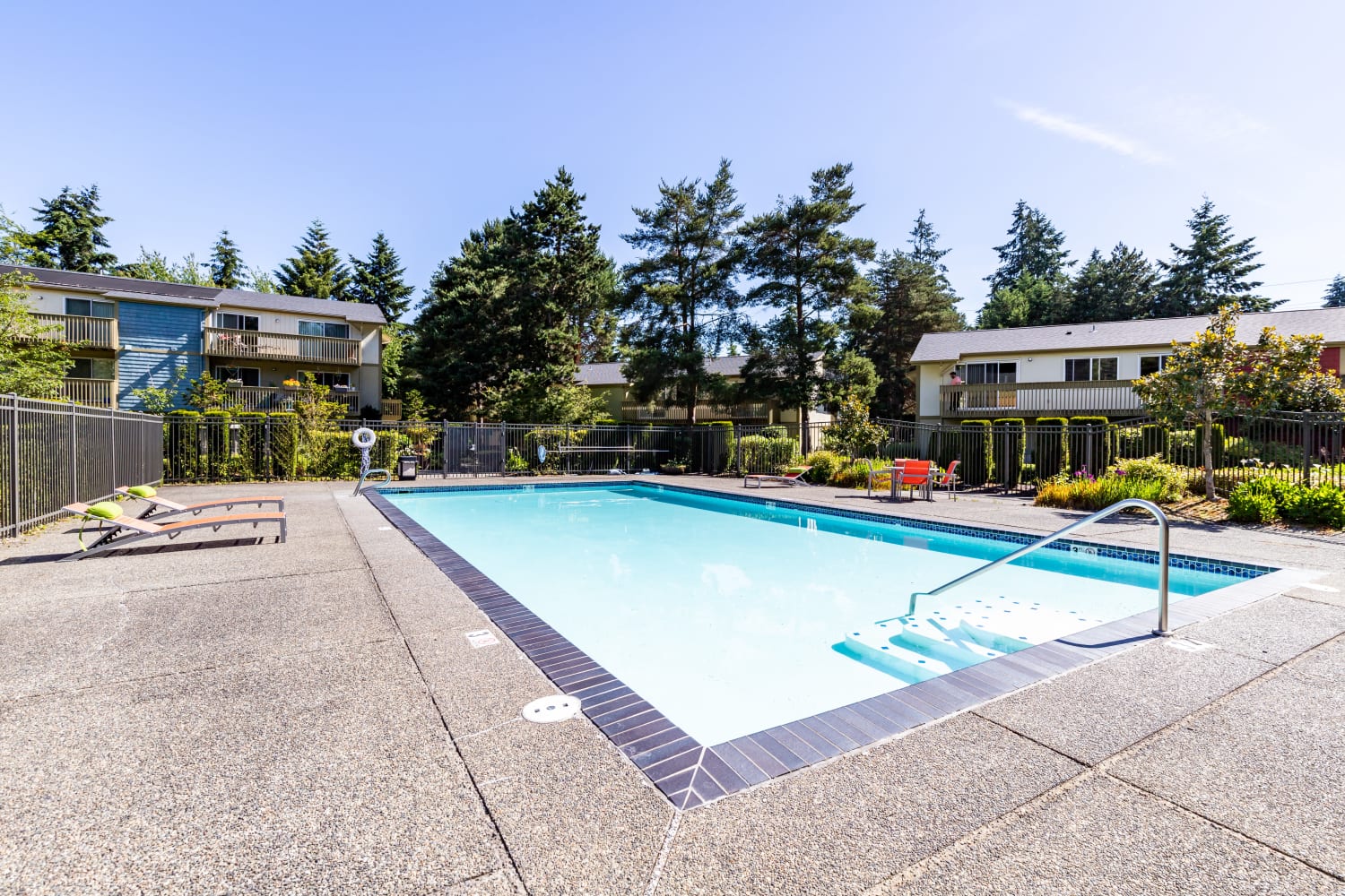 Swimming Pool at Apartments in Bellevue, Washington