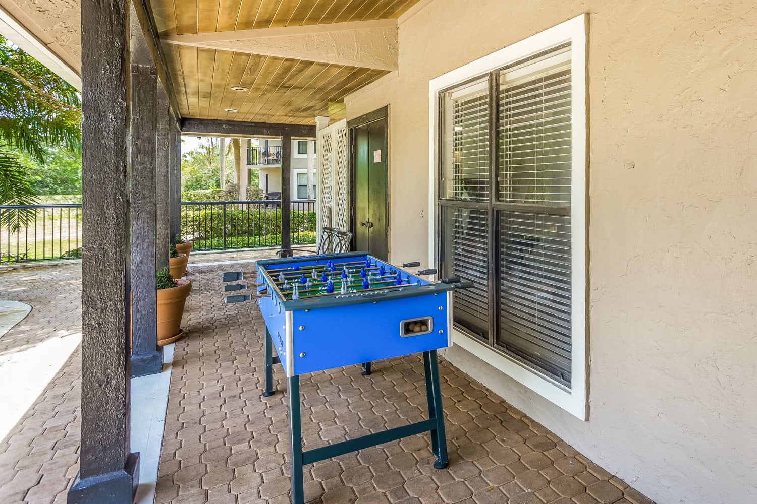 Enjoy Apartments with a Foosball Table at Tuscany Pointe at Somerset Place Apartment Homes in Boca Raton, Florida