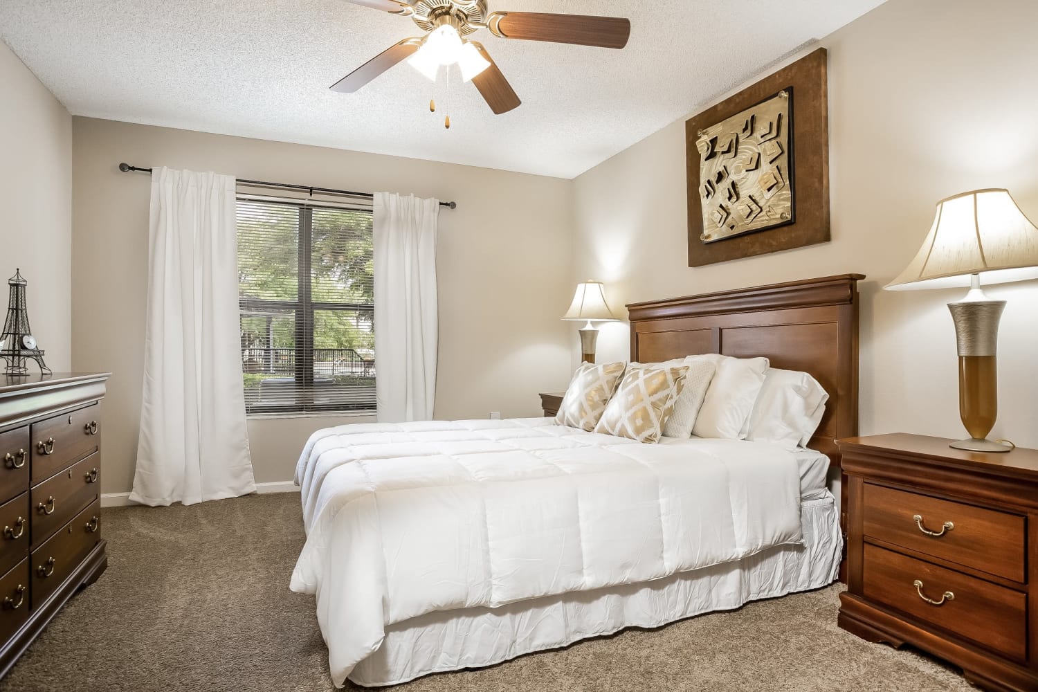 Spacious Bedroom at Tuscany Pointe at Somerset Place Apartment Homes in Boca Raton, Florida